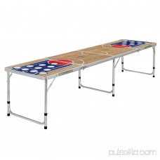 Zaap 8ft Tournament Size Folding Beer Pong/Picnic/Camping Table-Basketball Court